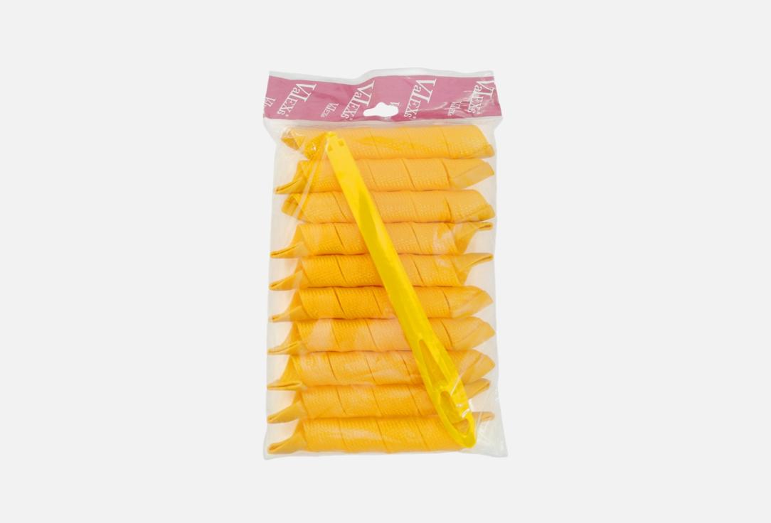 

набор бигуди для волос VALEXA, Набор бигуди волшебный завиток длинна 145 мм 10 шт и крючок 11 шт