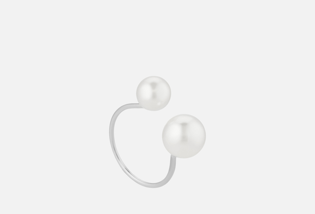 

Кольцо SHVETSOV STORE, Большая жемчужина серебро ONESIZE мл