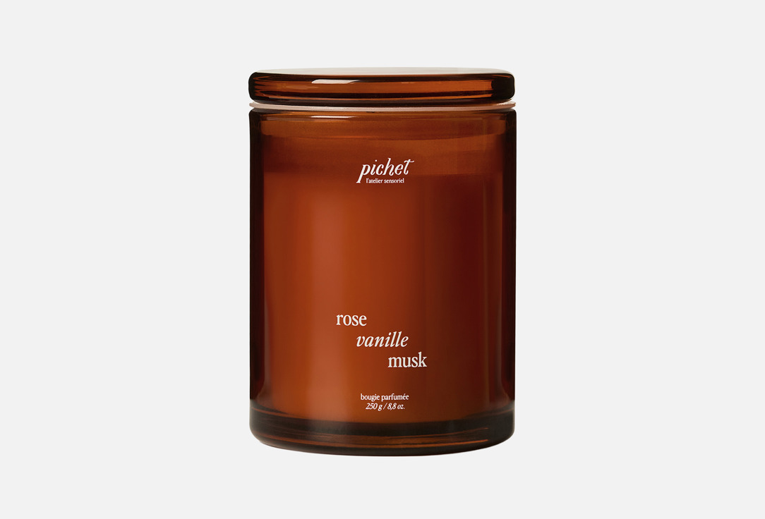 

Ароматическая свеча PICHET, ROSE, VANILLE, MUSC 260 мл