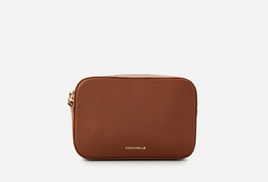 

кожаная сумка кросс-боди COCCINELLE, Коричневый, TEBE