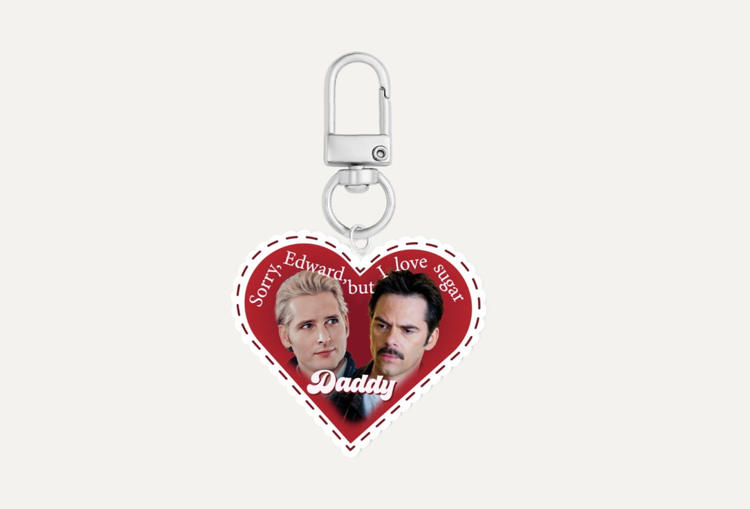 

Брелок-валентинка MUF-MUF, Сумерки, карлайл и чарли 1 шт