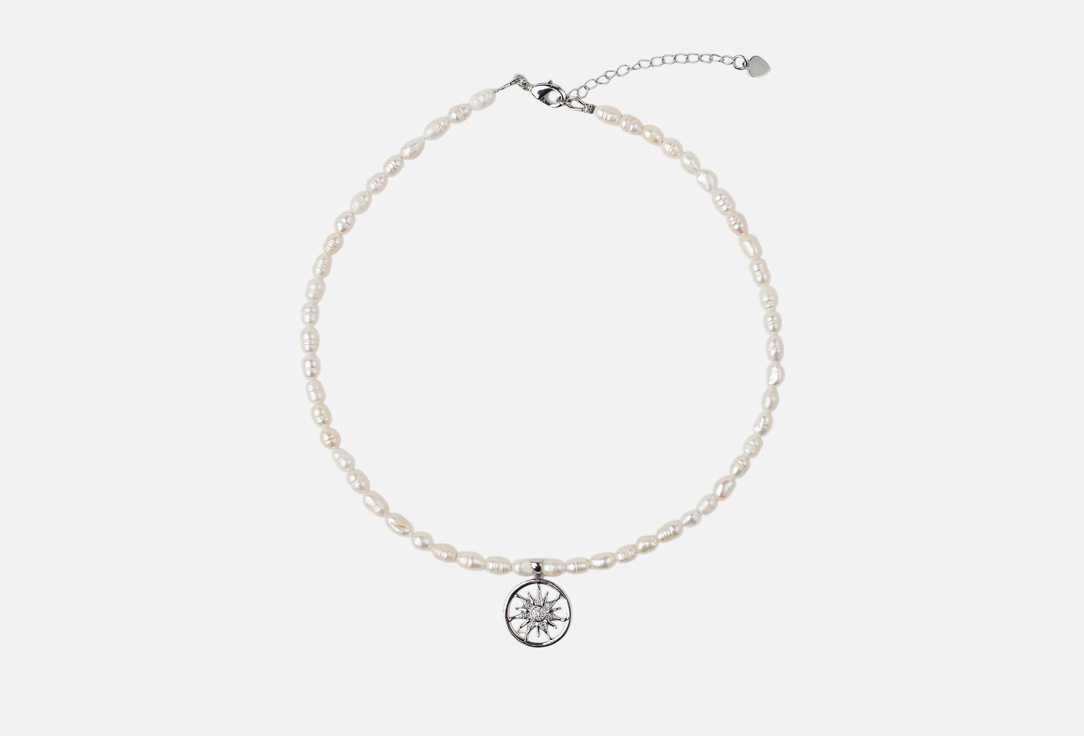 

Колье 19.STONE, Солнце в перламутре 1 шт