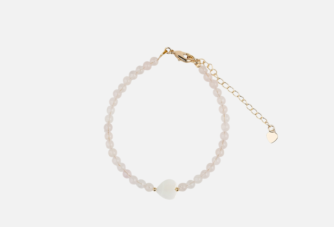 

Анклет 19.STONE, Из розового кварца и перламутра 1 шт