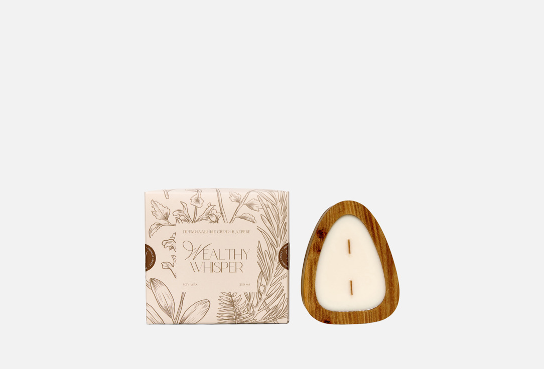 

Ароматическая свеча WEALTHY WHISPER, Дубовый мох и янтарь 250 мл