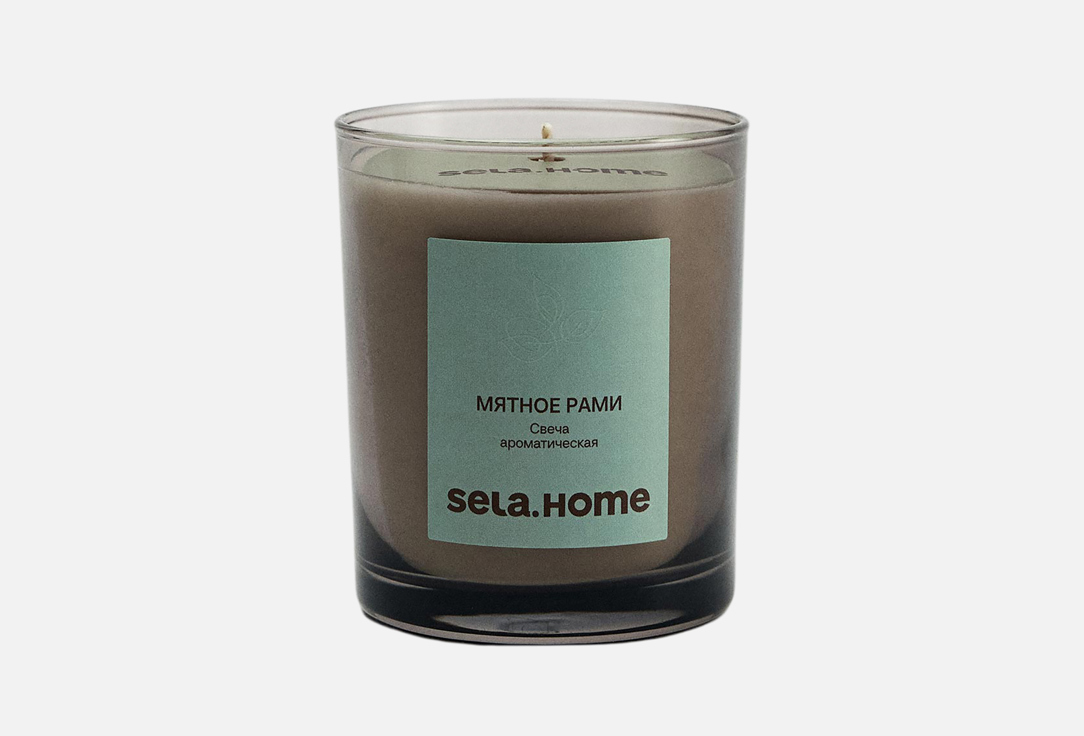 

Ароматическая свеча SELA, Мятное рами 250 мл