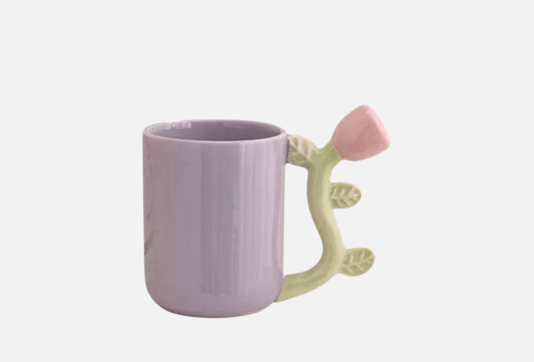 

Кружка ROOMI, Мультиколор, Цветок, сиреневая 1 шт