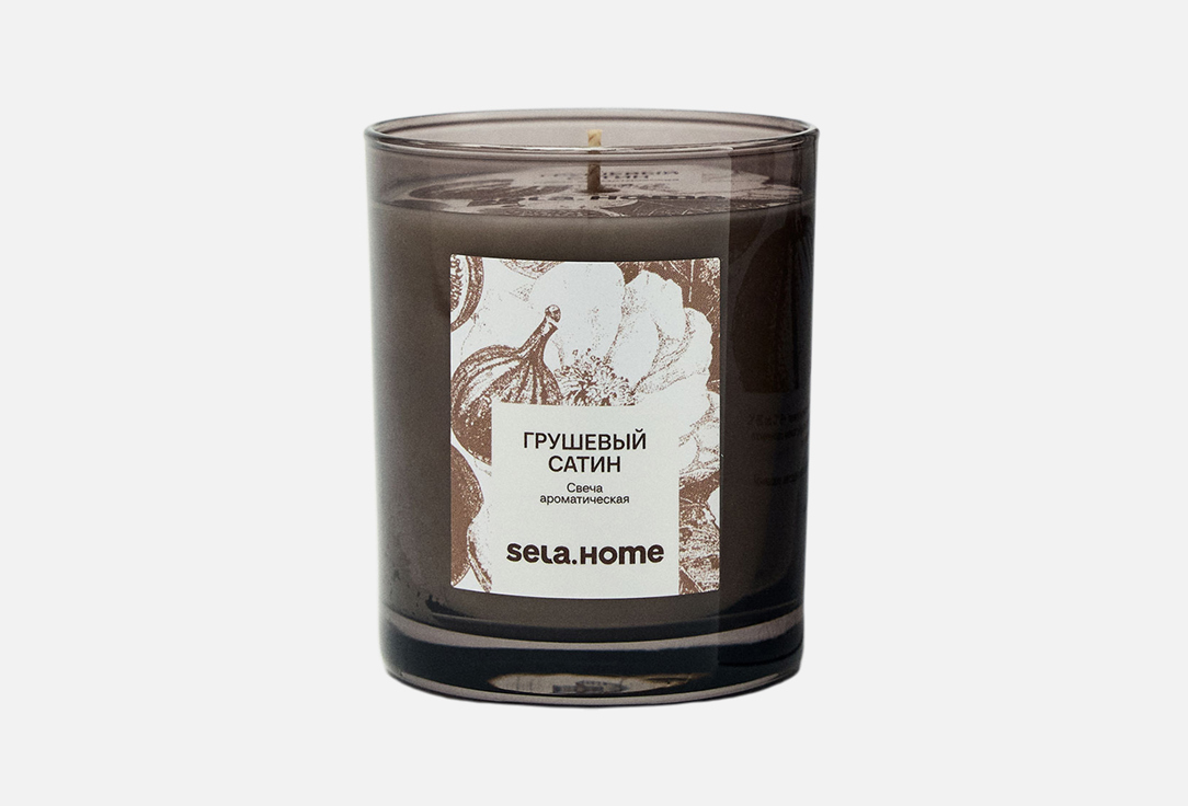 

Ароматическая свеча SELA, Грушевый сатин 250 мл