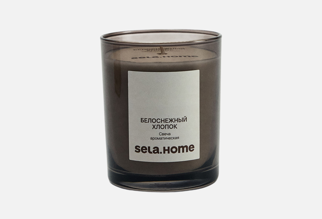 

Ароматическая свеча SELA, Белоснежный хлопок 250 мл
