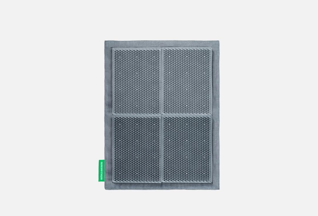 

Массажный коврик ЛАБОРАТОРИЯ КУЗНЕЦОВА, Серый, Аппликатор Кузнецова металлический