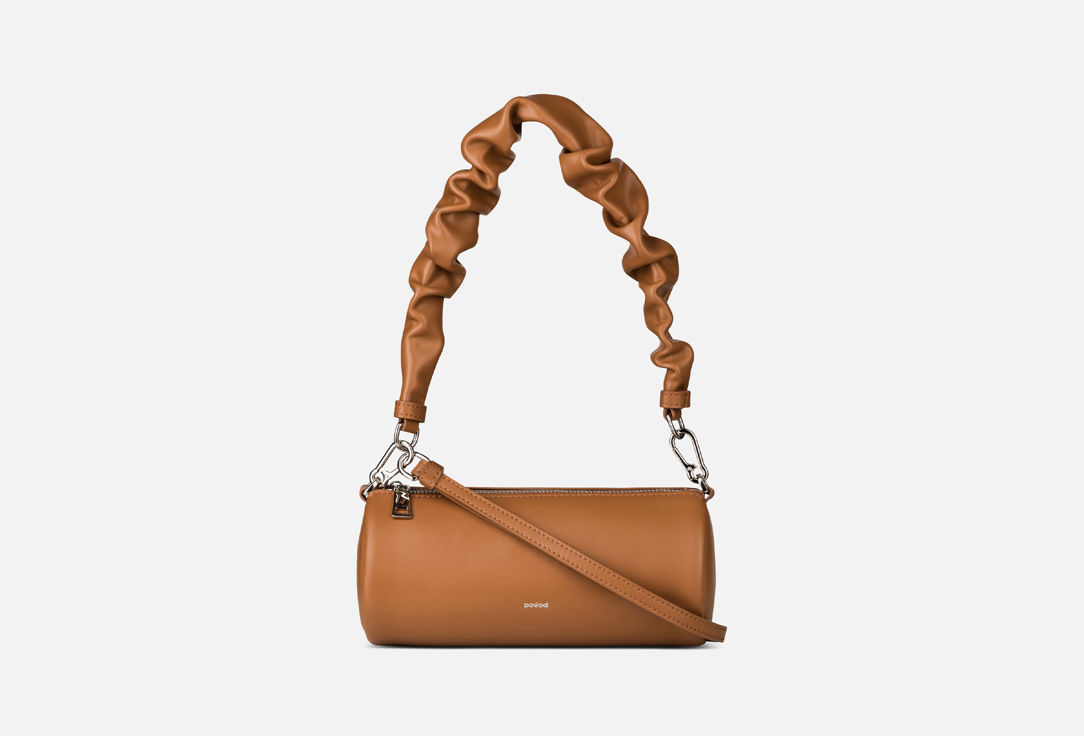 

кожаная сумка кросс-боди POVOD, Коричневый, Туба