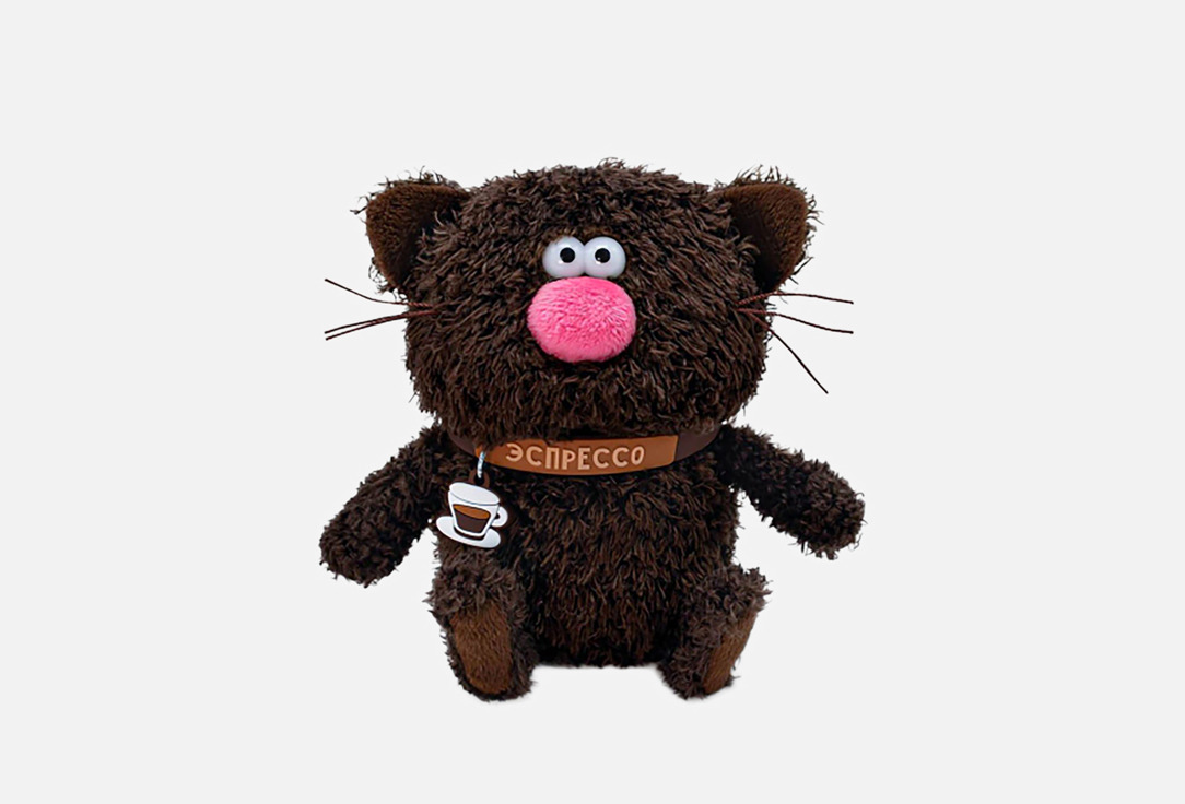 

Мягкая игрушка BUDI BASA, Коричневый, Кофейный Кот Эспрессо 1 шт