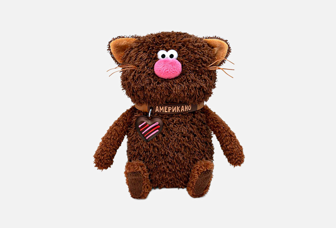 

Мягкая игрушка BUDI BASA, Коричневый, Кофейный Кот Американо 1 шт
