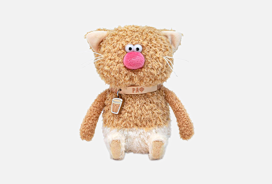 

Мягкая игрушка BUDI BASA, Бежевый, Кофейный Кот Раф 1 шт