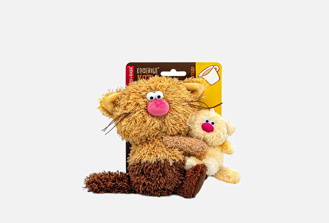 

Мягкая игрушка BUDI BASA, Мультиколор, Кофейный Кот Кортадо со Сливками 1 шт