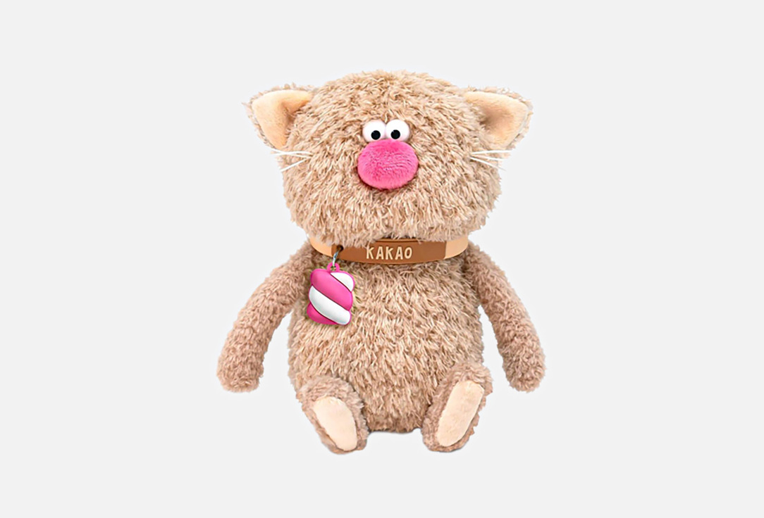 

Мягкая игрушка BUDI BASA, Бежевый, Кофейный Кот Какао 1 шт