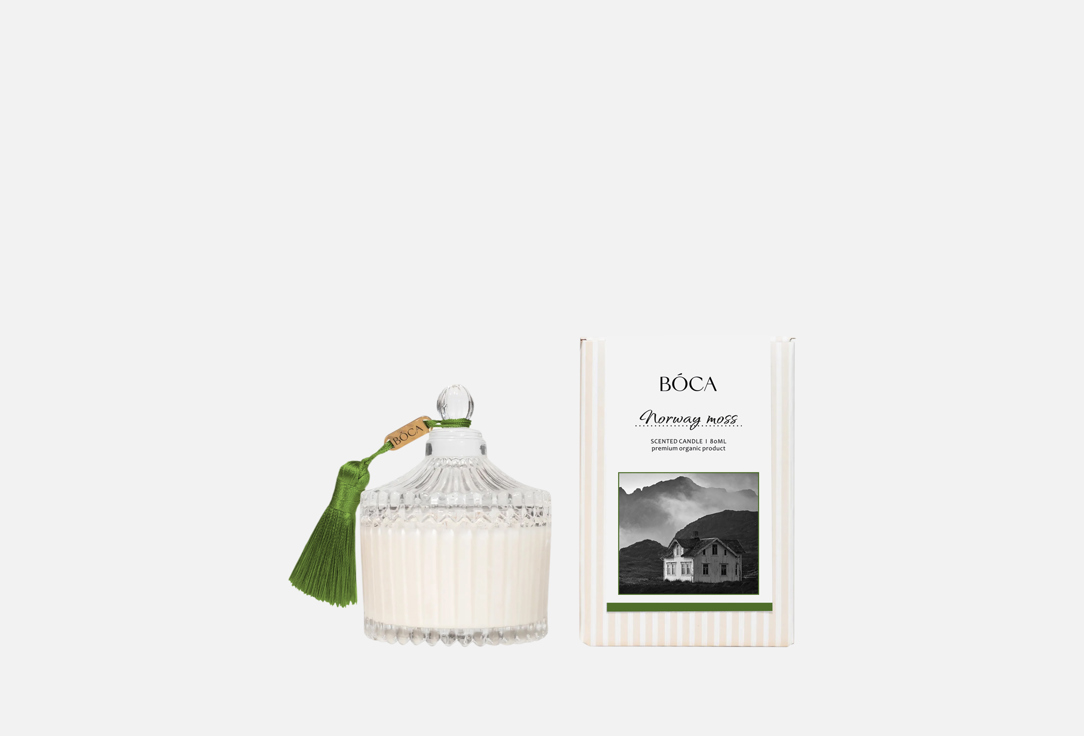 

Ароматическая свеча BOCA AROMA, Norway Moss 80 мл