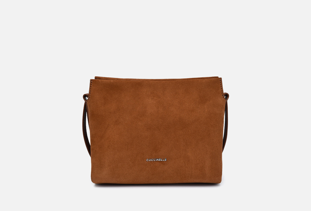 

замшевая сумка хобо COCCINELLE, Коричневый, BOHEME SUEDE BIMATERIAL