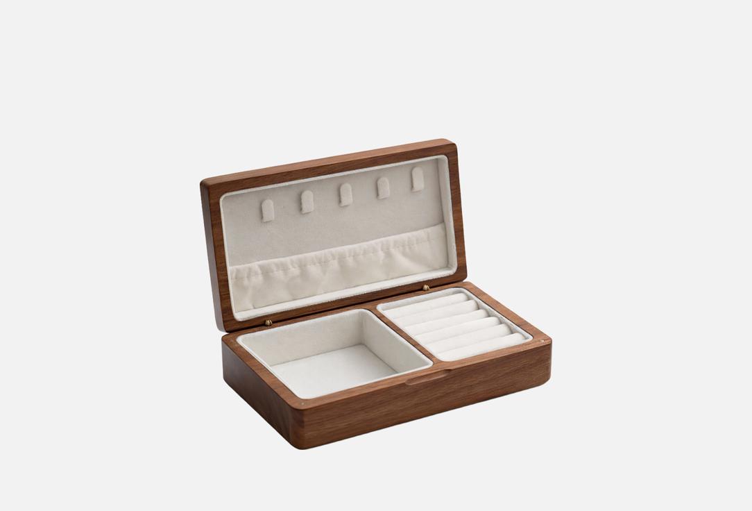 

Шкатулка для украшений DENEZO, Коричневый, Ashley, 16,4х9,4х4,6 см 1 шт