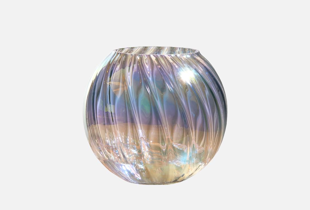 

Ваза рифленая SOLMAX, Мультиколор, Аквариум, 21х20 см, перламутровая 1 шт