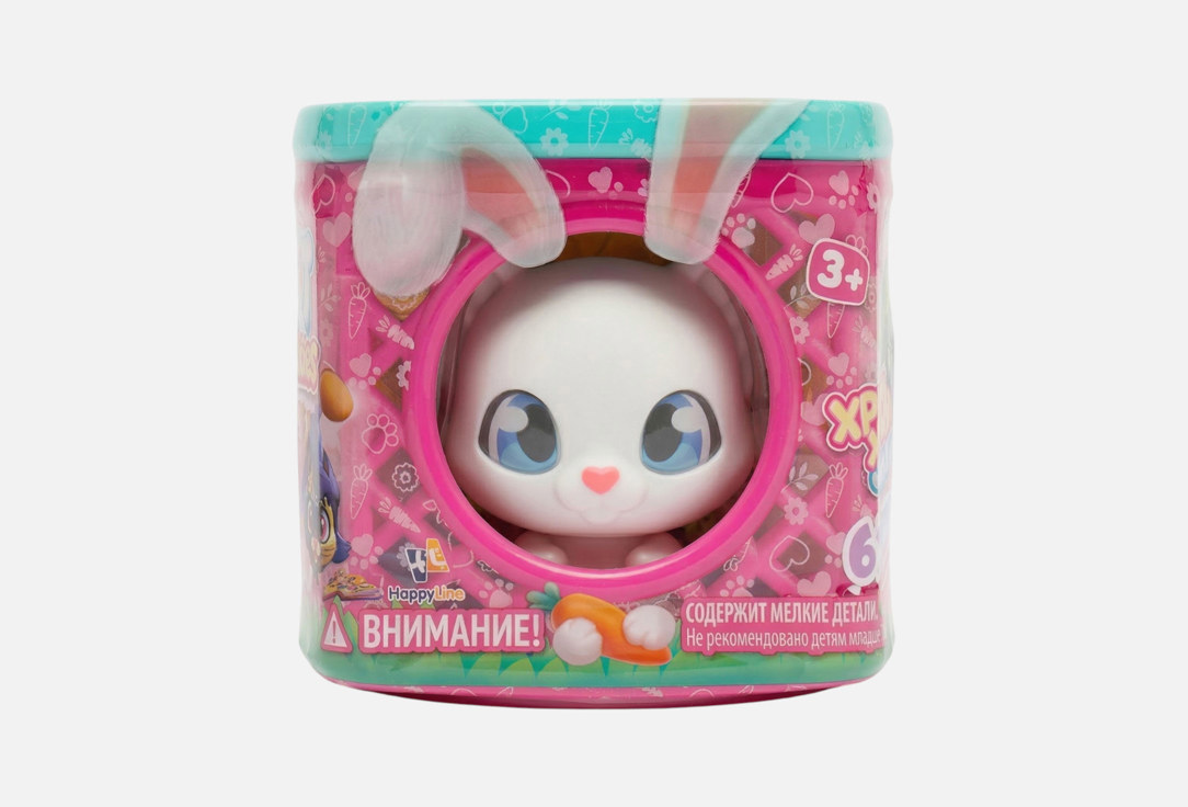 Игровой набор QT HAPPY LINE Милые крольчата. Кэррот 1 шт