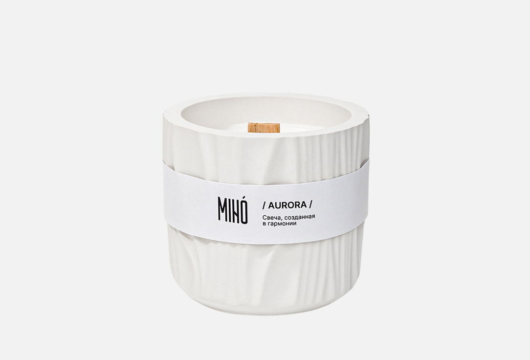 

Ароматическая свеча MINO, Aurora. sandalwood and coconut 110 мл