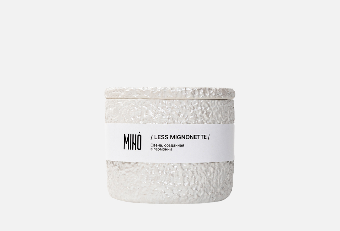 

Ароматическая свеча MINO, Less Mignonette. cranberry prosecco 160 мл