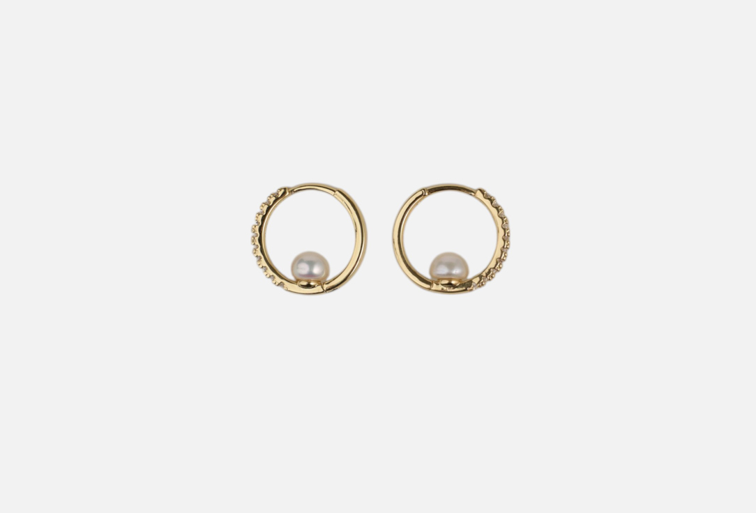 С фианитами и жемчугом 2 шт 2280₽