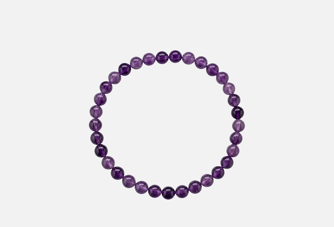 

Браслет СЕГОДНЯ ВЫХОДНОЙ, Из аметиста 6 мм 1 шт
