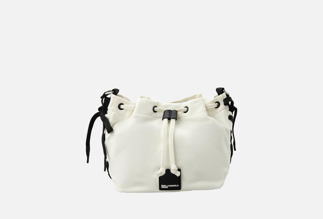 

Сумка ведро KARL LAGERFELD JEANS, Белый, NYLON LACE UP SM