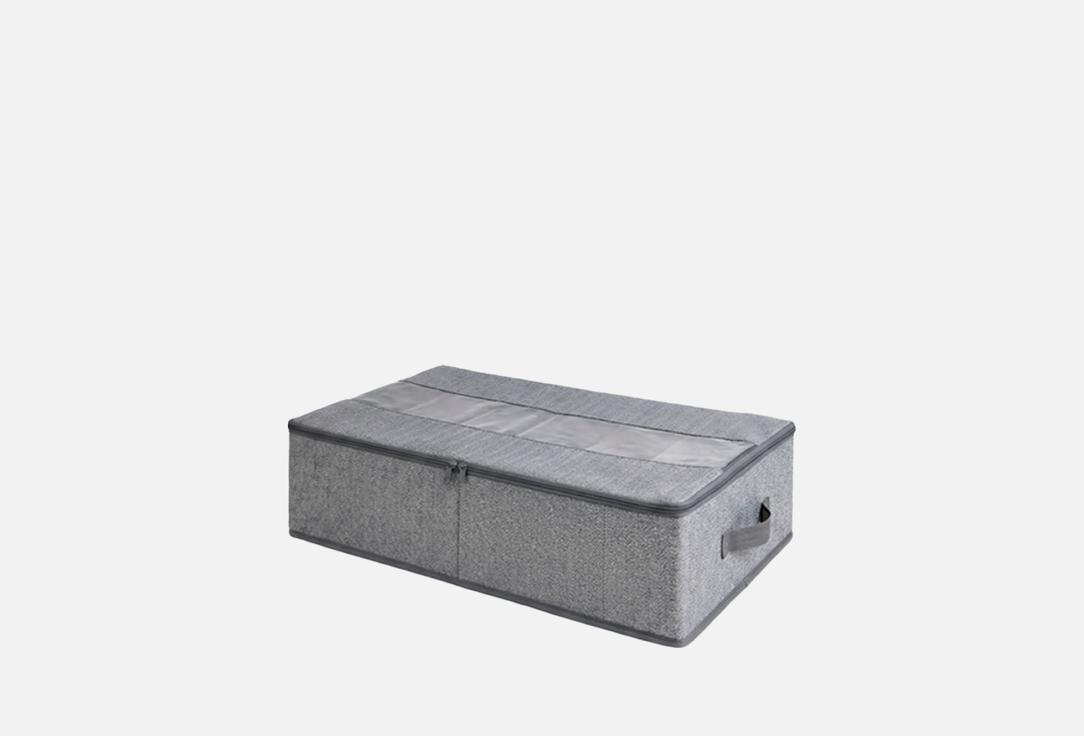 

Короб для хранения обуви на молнии MANDARIN DECOR, Серый, Melange, серый, 60х33х14 см 1 шт