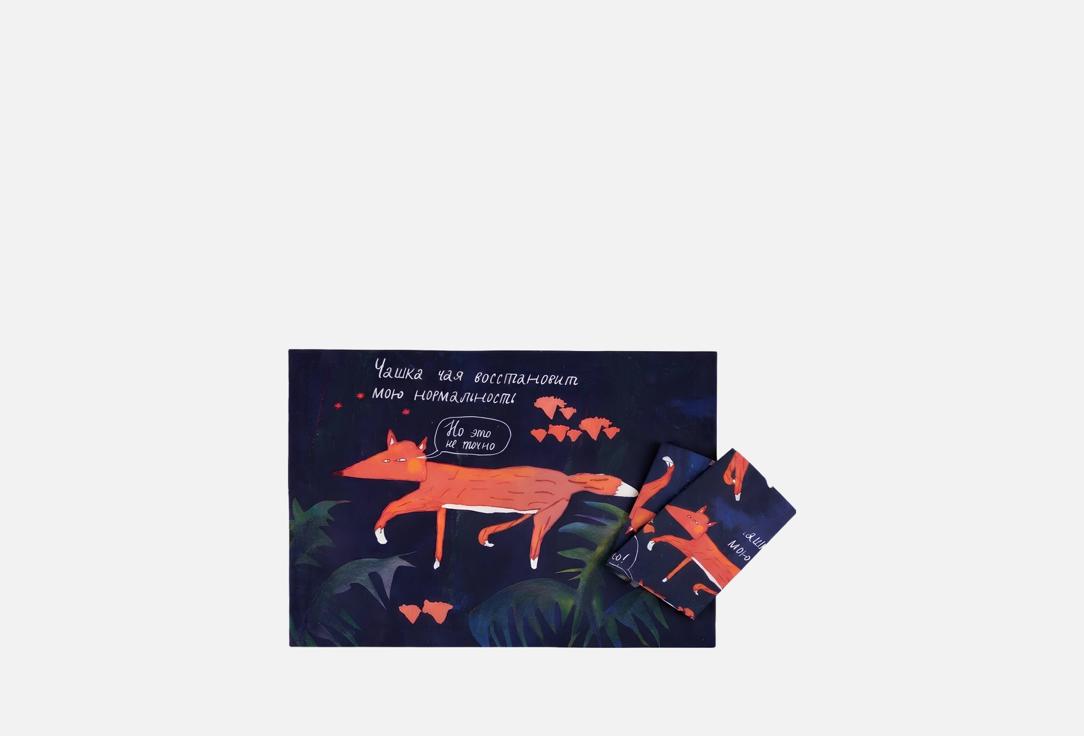 

Салфетки под приборы ЗАБОРИСТЫЙ ТЕКСТИЛЬ, Принт, Лисички, 44х35 см 2 шт