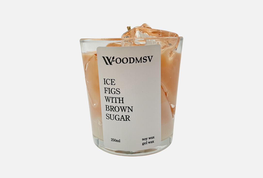

Ароматическая свеча WOODMSV, Ice figs with brown sugar 250 мл