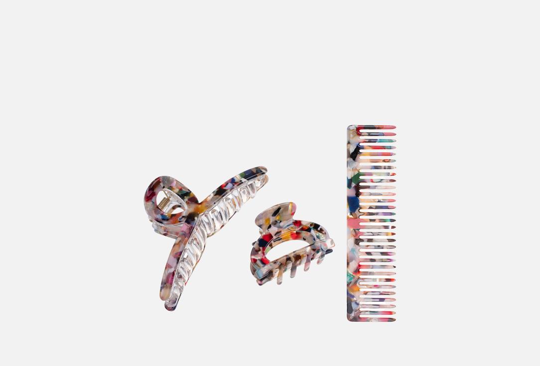 

Набор аксессуаров для волос БЕЛОСНЕЖКА, Мультиколор, Kelly candy 3 шт