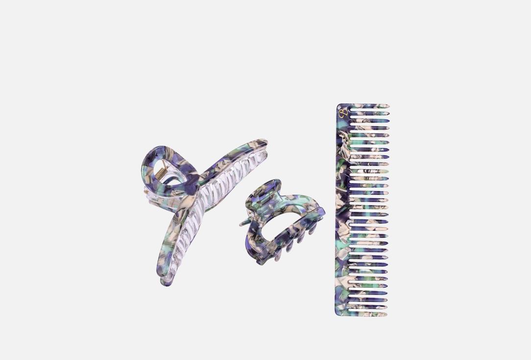 

Набор аксессуаров для волос БЕЛОСНЕЖКА, Мультиколор, Kelly ocean 3 шт