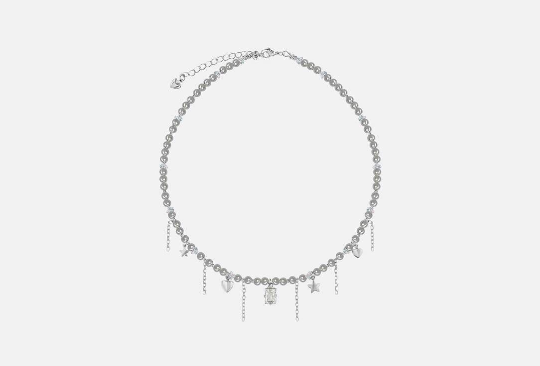 

Колье ЛУНА, Из гематина d 4 мм 1 шт