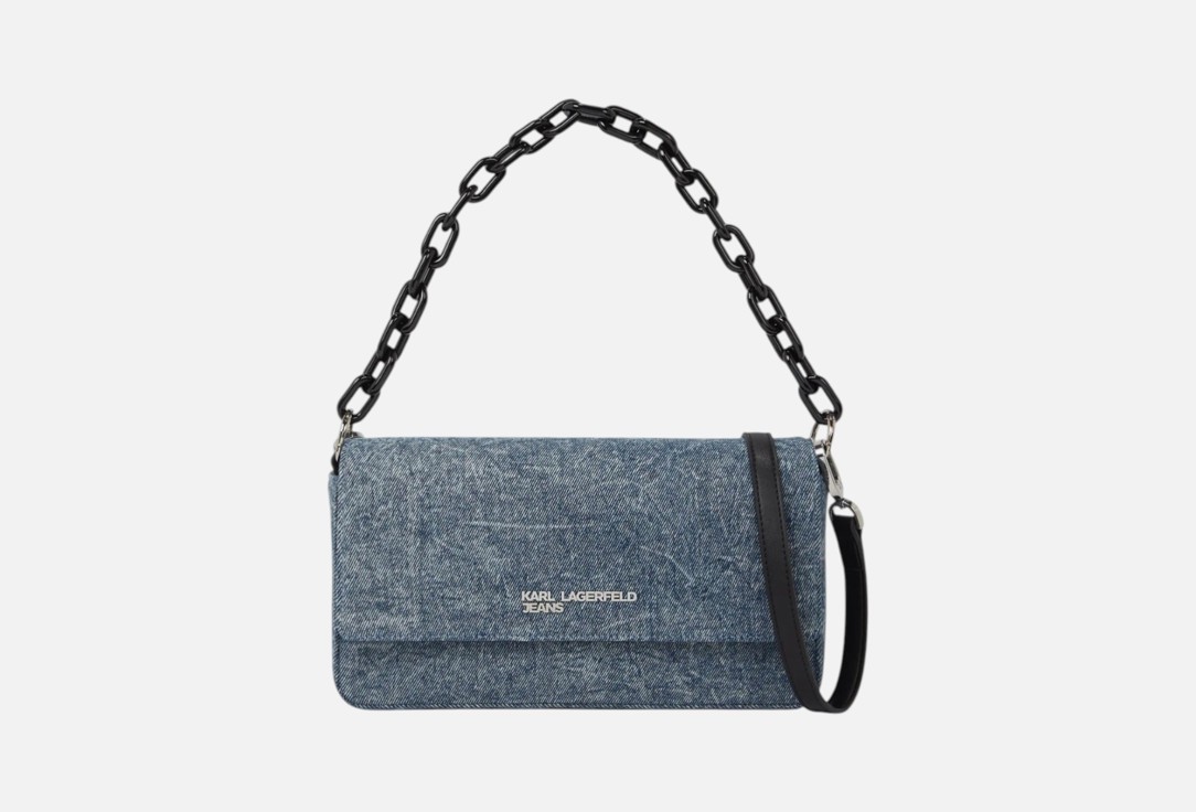 

Сумка кросс-боди KARL LAGERFELD JEANS, Синий, DENIM CHAIN TOP
