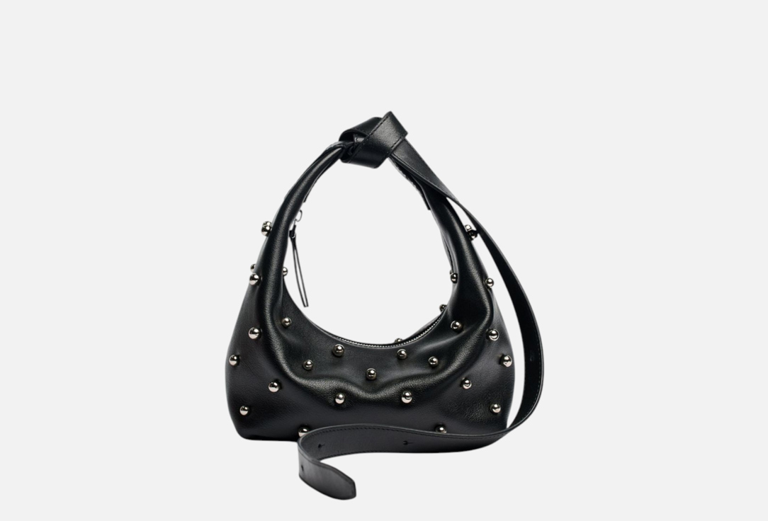 

кожаная сумка с ручками CNS — COINED IN STONE, Черный, STELLA mini