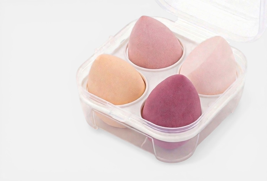 

Набор спонжей для макижа QUALIGO, Мультиколор, Цветной 4 шт