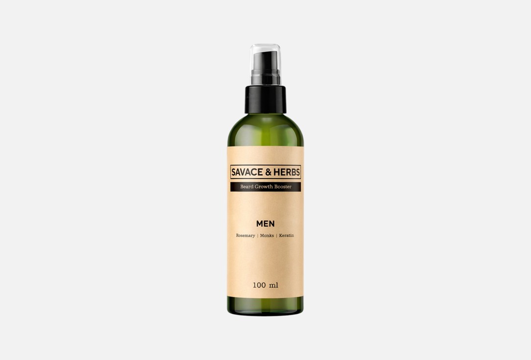 

Спрей для роста бороды и усов SAVACE & HERBS, Beard growth booster 100 мл