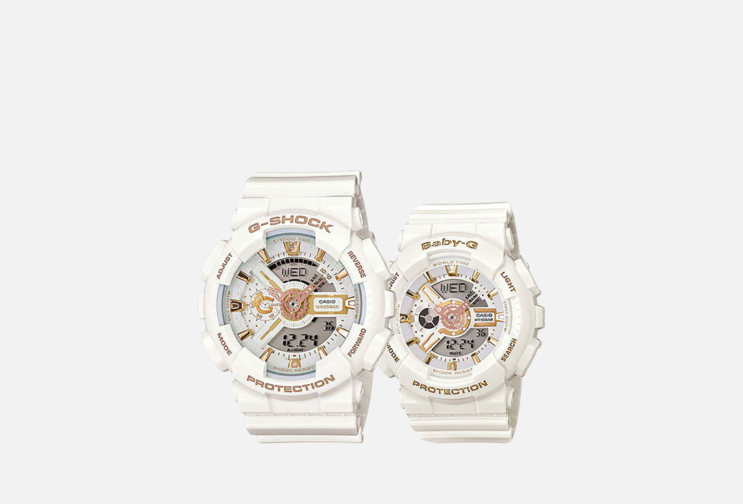 

часы наручные кварцевые парные CASIO, G-Shock 55 mm 46,3 mm 2 шт