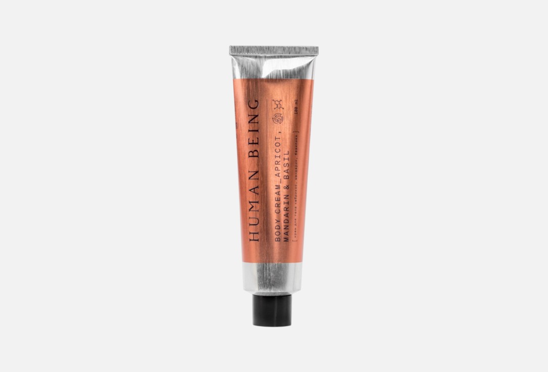 

Парфюмированный крем для тела HUMAN BEING, Apricot, mandarin, basil 100 мл