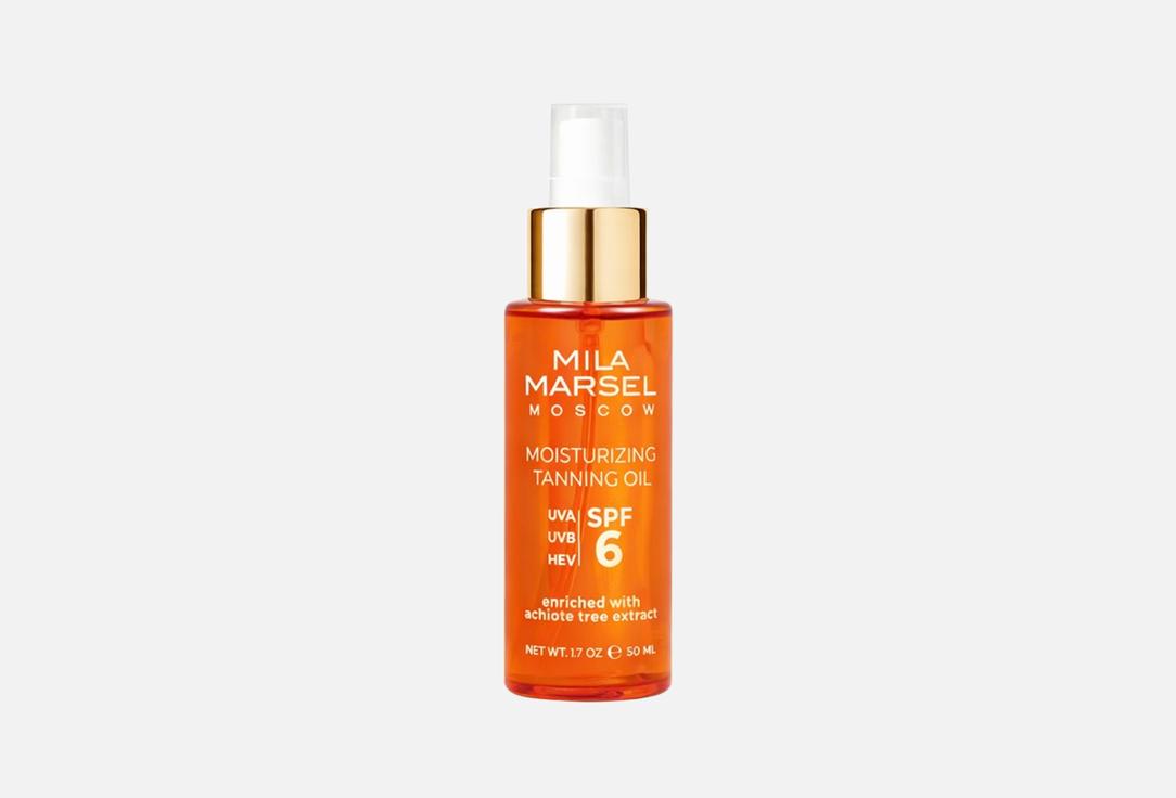 

Увлажняющее масло для тела с эффектом загара SPF6 MILAMARSEL, With achiote tree extract 50 мл
