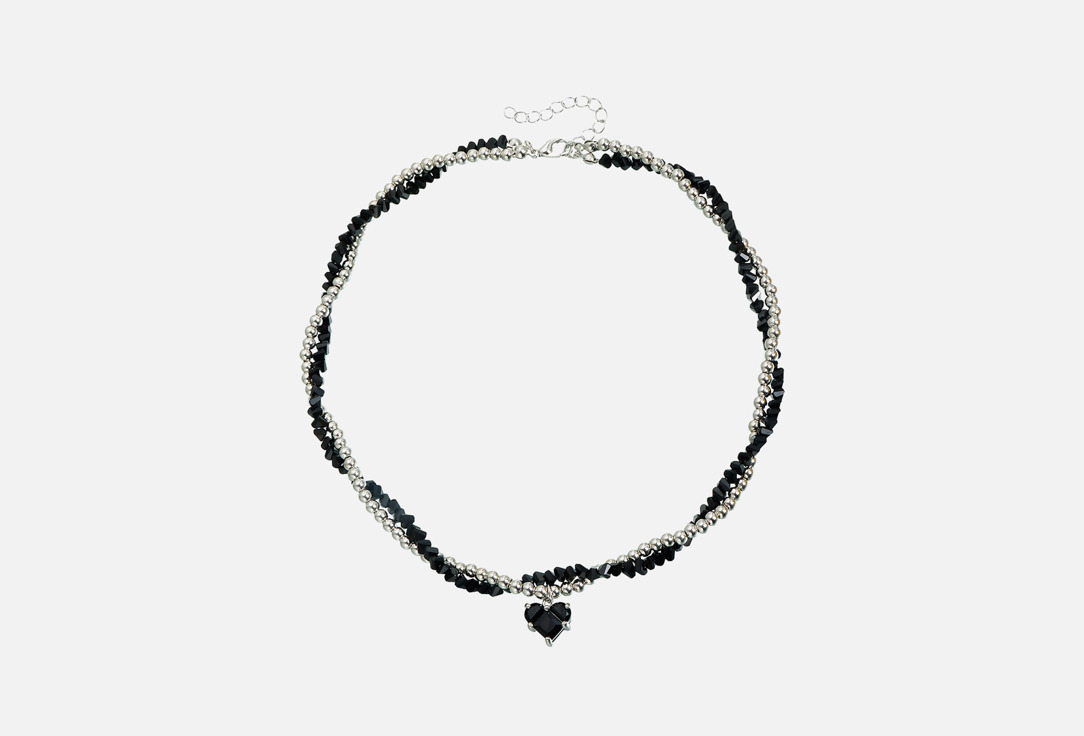 

Колье AMPOUS, Black & silver 1 шт