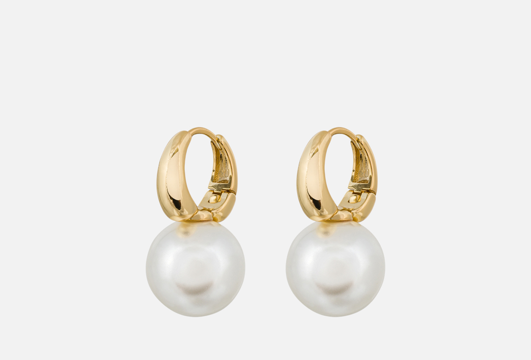 WHITE SHELL PEARL GOLD 2 шт