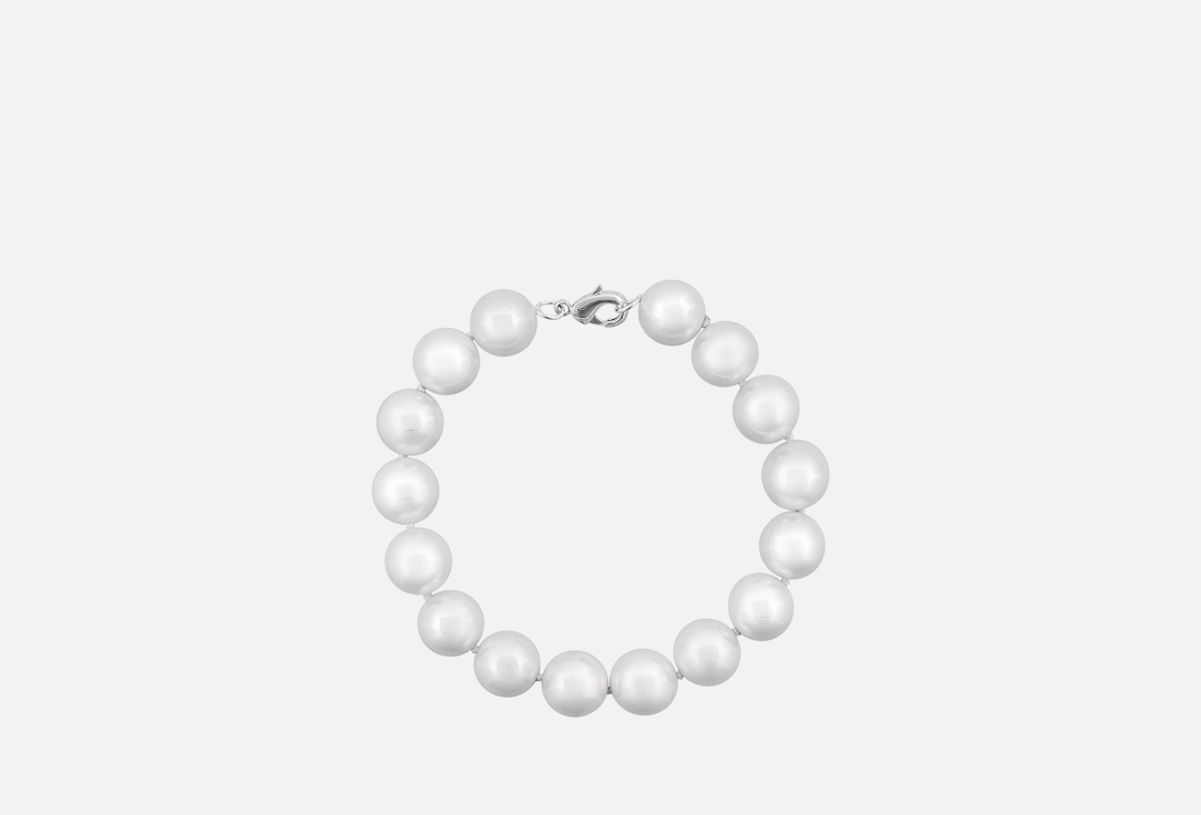 WHITE SHELL PEARL silver 1 шт
