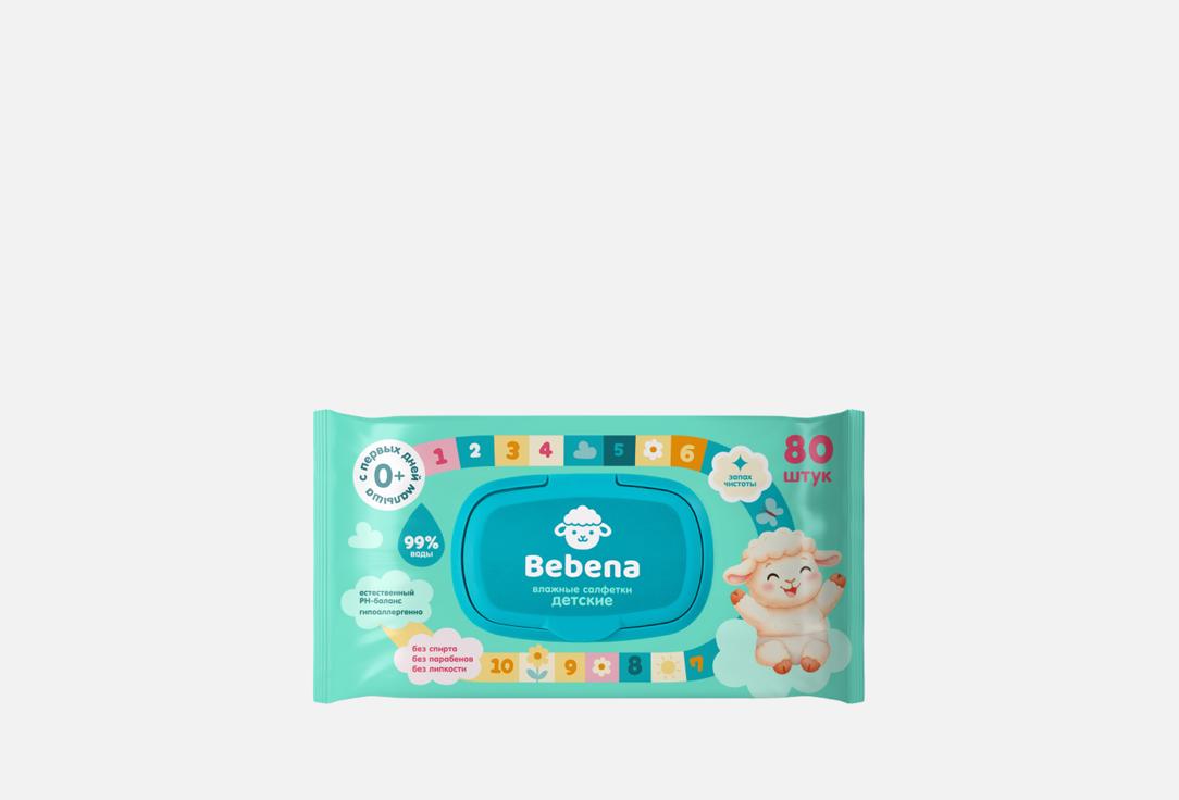 

Влажные салфетки BEBENA, Детские 6 шт