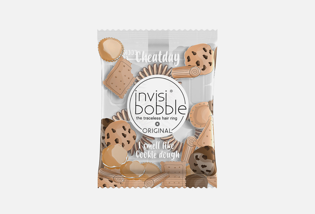 Ароматизированная резинка-браслет для волос Invisibobble Cheat Day Cookie Dough Craving 