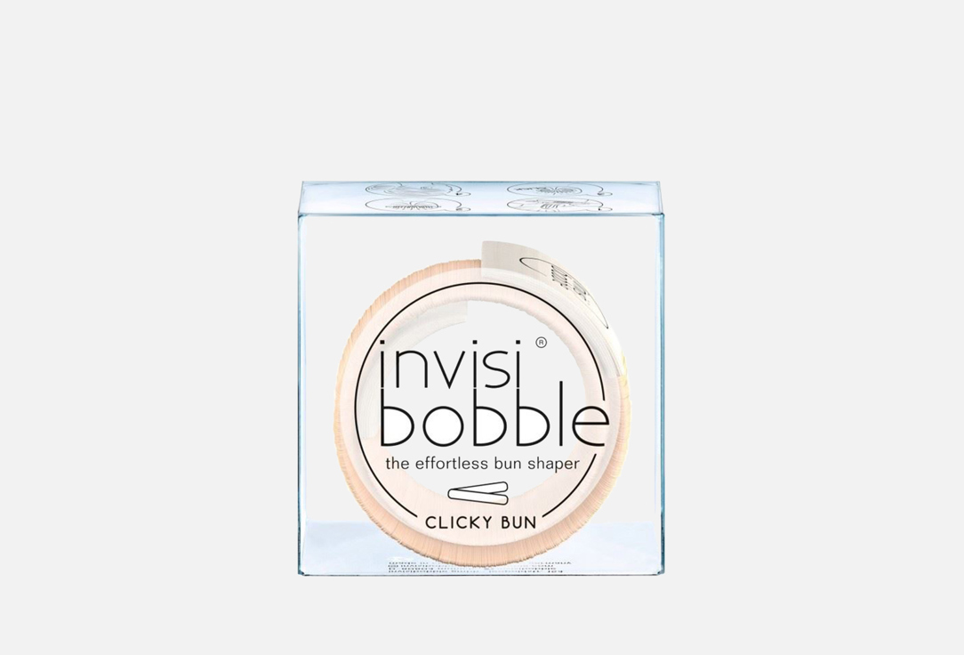 Заколка для волос 1шт. Invisibobble Clicky Bun To Be Or Nude To Be 