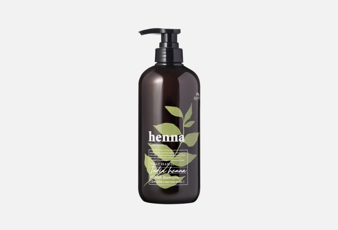 Изображение товара Шампунь с хной для сухих и ломких волос Holika Holika Flor de Man Henna Shampoo 700 мл