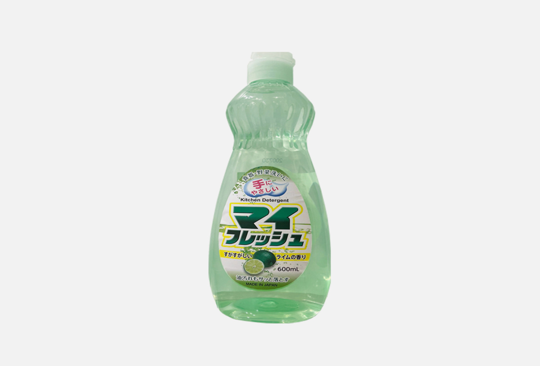 Жидкость для мытья посуды ROCKET SOAP Fresh - свежий лайм 600 мл жидкость для мытья посуды daiichi funs свежий апельсин 600 мл